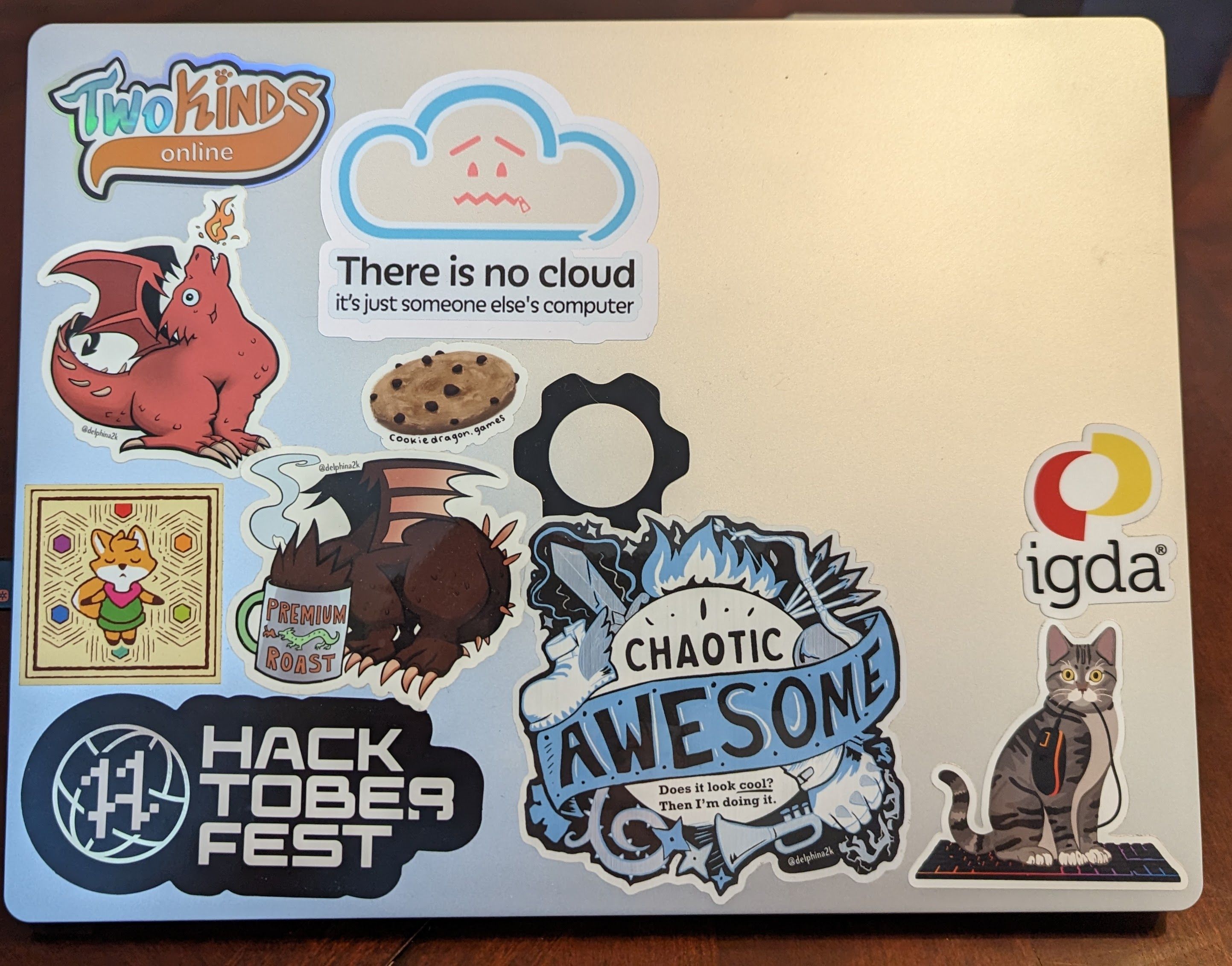 My framework laptop with 3/4 enough stickers.